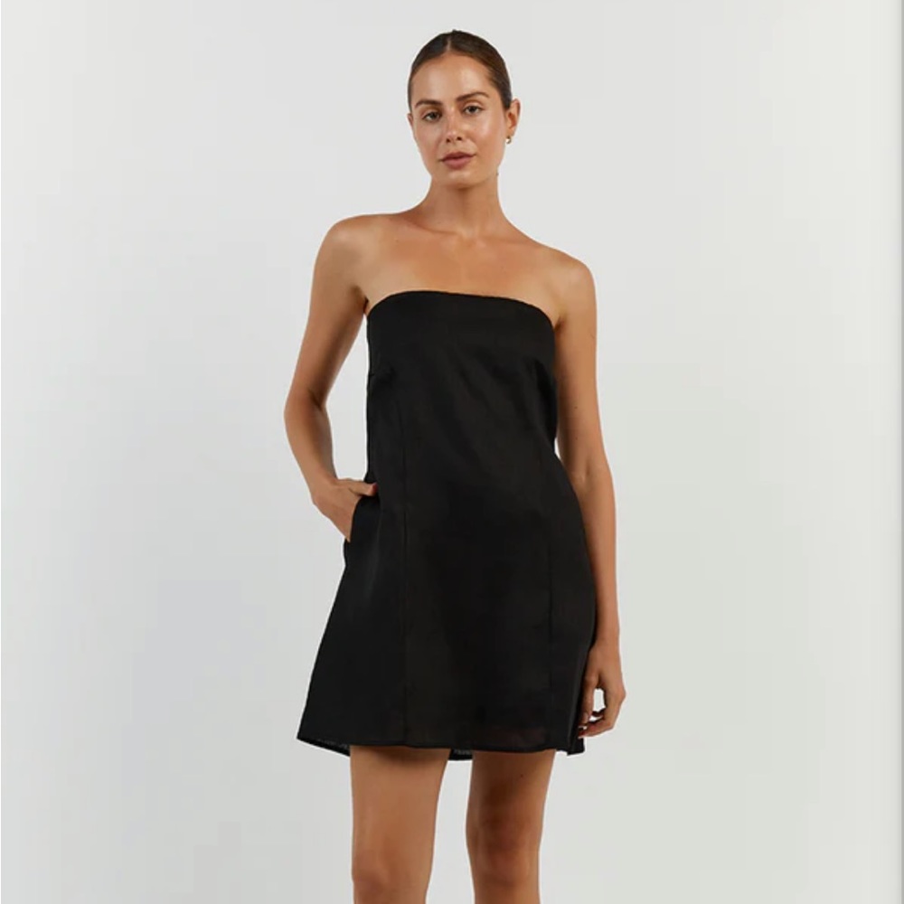 UNWORN TAGS ON DISSH Linen Mini Dress